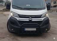 Fiat Ducato 2006–2025 Priekšējais aizsargstienis WT003 Black (nerūsējošais tērauds) foto 3