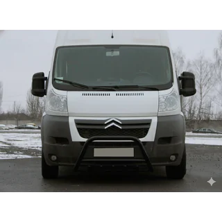 Priekšējais aizsargstienis WT003 Black (nerūsējošais tērauds) foto 4