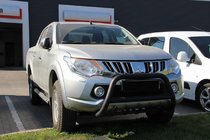 Mitsubishi L200 2015–2024 Bullbar WT003 Black (nerūsējošais tērauds) foto 4
