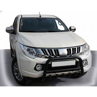 Bullbar WT003 Black (nerūsējošais tērauds) Mitsubishi L200 2015–2024 foto 3