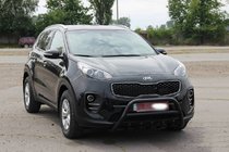 Kia Sportage 2015–2021 Bullbar WT003 Black (nerūsējošais tērauds) foto 3