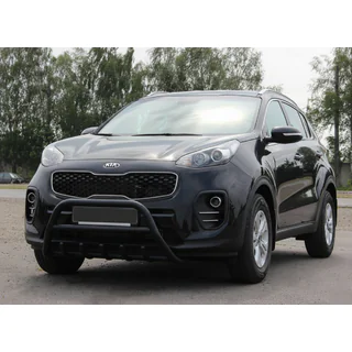 Bullbar WT003 Black (nerūsējošais tērauds) Kia Sportage 2015–2021 foto 1