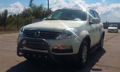 SsangYong Rexton I 2001–2017 Kengurina stienis WT004 Black (nerūsējošais tērauds) foto 2