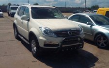 SsangYong Rexton I 2001–2017 Kengurina stienis WT004 Black (nerūsējošais tērauds) foto 3