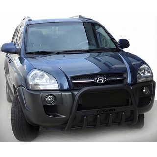 Kengurubārs WT004 Black (nerūsējošais tērauds) Hyundai Tucson JM 2004– foto 3
