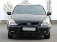 Kia Carnival 2002–2013 Kengurina stienis WT004 Black (nerūsējošais tērauds) foto 1