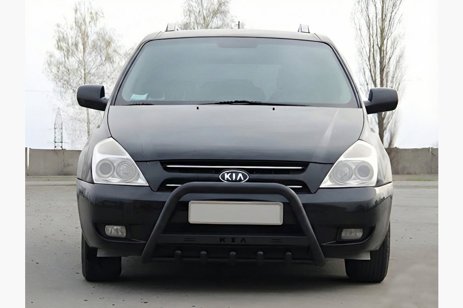 Kia Carnival 2002–2013 Kengurina stienis WT004 Black (nerūsējošais tērauds) Image
