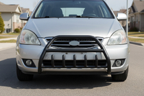 Kia Carens 1999–2012 Bullbar WT003 Black (nerūsējošais tērauds) foto 1