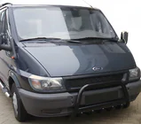 Ford Transit 2000–2014 Kengurubārs WT003 Black (2000-2006, nerūsējošais tērauds) foto 1