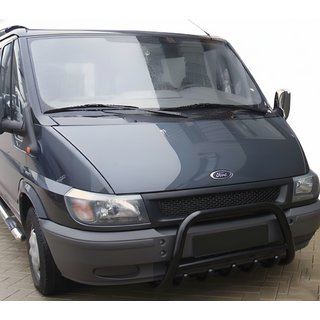Kengurubārs WT003 Black (2000-2006, nerūsējošais tērauds) Ford Transit 2000–2014 foto 1
