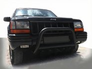 Jeep Grand Cherokee WJ 1999–2004 Priekšējais aizsargstienis WT003 Black foto 1