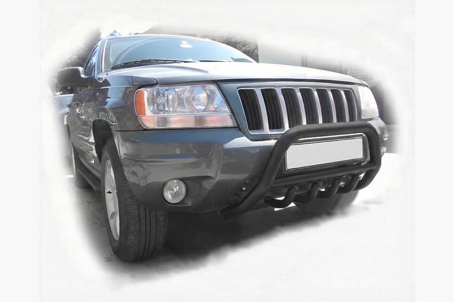 Jeep Grand Cherokee WK 2004–2010 Priekšējais aizsargstienis WT003 Black Image