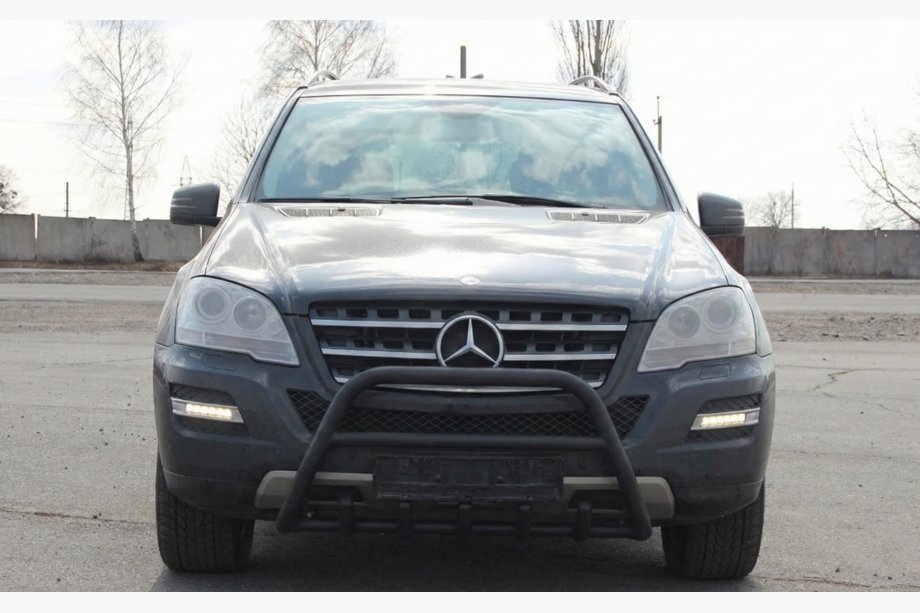Mercedes ML W164 2005–2011 Bullbārs WT003 Black (nerūsējošais tērauds) Image