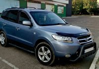 Hyundai Santa Fe 2 2006–2012 Kengurubārs WT004 Black (nerūsējošais tērauds) foto 1