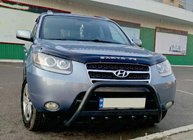 Hyundai Santa Fe 2 2006–2012 Kengurubārs WT004 Black (nerūsējošais tērauds) foto 2
