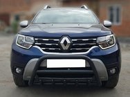 Renault Duster 2018–2024 Kengurustienis bez logo WT003 Black (nerūsējošais tērauds) foto 3