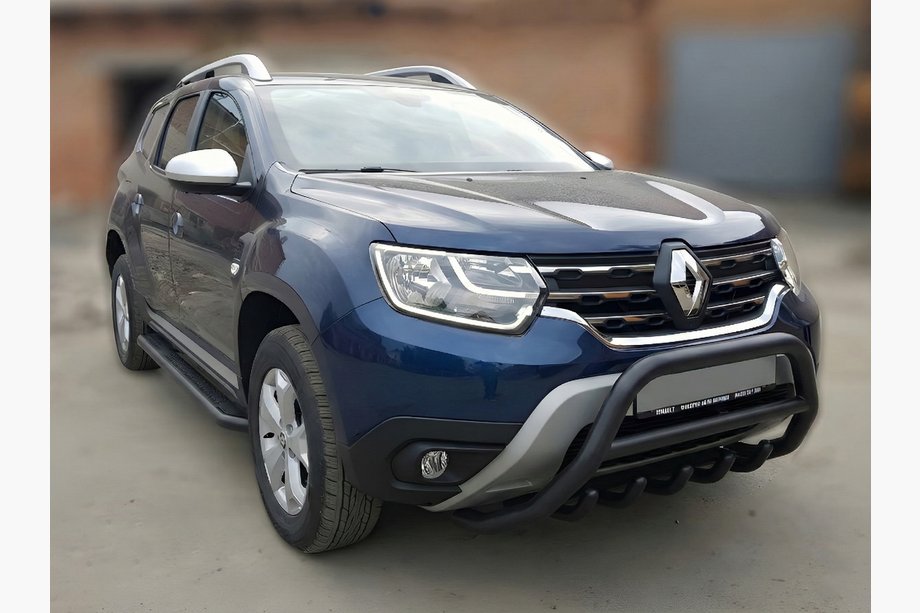 Dacia Duster 2018–2024 Kengurustienis bez logo WT003 Black (nerūsējošais tērauds) Image