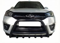 Chery Tiggo 3 2005– Bullbar WT003 Black (nerūsējošais tērauds) foto 1