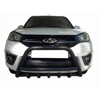 Bullbar WT003 Black (nerūsējošais tērauds) Chery Tiggo 3 2005– foto 1