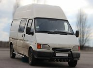 Ford Transit 1991–2000 Bullbar WT003 Black (nerūsējošais tērauds) foto 4