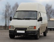 Ford Transit 1991–2000 Bullbar WT003 Black (nerūsējošais tērauds) foto 1