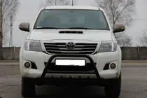 Toyota Hilux 2006–2015 Bullbar WT003 Black (nerūsējošais tērauds) foto 1