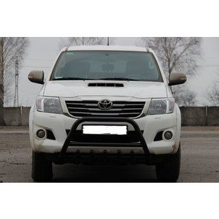 Bullbar WT003 Black (nerūsējošais tērauds) Toyota Hilux 2006–2015 foto 1