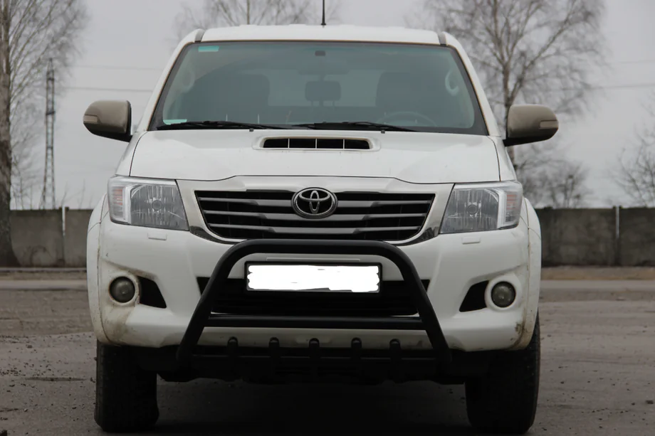 Toyota Hilux 2006–2015 Bullbar WT003 Black (nerūsējošais tērauds) Image