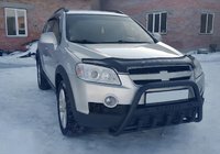 Chevrolet Captiva 2006–2019 Kengurina stienis WT004 Black (nerūsējošais tērauds) foto 2