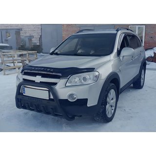 Kengurina stienis WT004 Black (nerūsējošais tērauds) Chevrolet Captiva 2006–2019 foto 1
