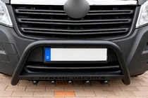 Fiat Ducato 2006–2025 Kengurina stienis WT004 Black (nerūsējošais tērauds) foto 1