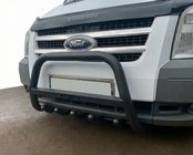 Ford Transit 2000–2014 Kengurina stienis WT004 Black (nerūsējošais tērauds) foto 1