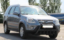 Honda CRV 2001–2006 Kengurina stienis WT004 Black (nerūsējošais tērauds) foto 2