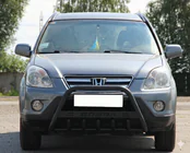 Honda CRV 2001–2006 Kengurina stienis WT004 Black (nerūsējošais tērauds) foto 1