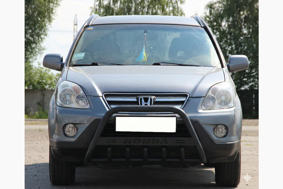 Honda CRV 2001–2006 Kengurina stienis WT004 Black (nerūsējošais tērauds) Image