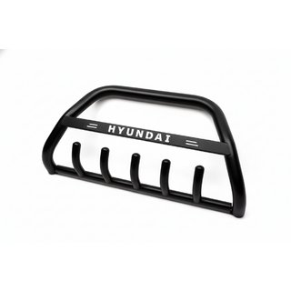 Kengurina stienis WT004 Black (nerūsējošais tērauds) Hyundai H300, H1, Starex 2008–2020 foto 3