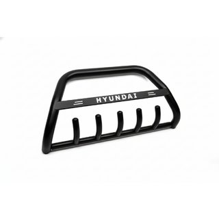 Kengurina stienis WT004 Black (nerūsējošais tērauds) Hyundai H300, H1, Starex 2008–2020 foto 4