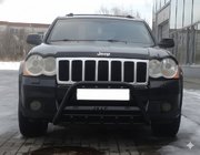 Jeep Grand Cherokee WK 2004–2010 Kengurina stienis WT004 Black (nerūsējošais tērauds) foto 1