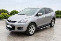 Mazda CX-7 2006–2012 Sānu sliekšņi Duru (2 gab., alumīnijs) foto 1