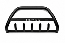 Peugeot Partner Tepee 2008–2018 Kengurina stienis WT004 Black (nerūsējošais tērauds) foto 2