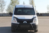 Renault Kangoo 1998–2008 Kengurina stienis WT004 Black (nerūsējošais tērauds) foto 1