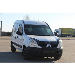 Kengurina stienis WT004 Black (nerūsējošais tērauds) Renault Kangoo 1998–2008 foto 2