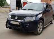 Suzuki Grand Vitara 2005–2017 Kengurina stienis WT004 Black (nerūsējošais tērauds) foto 1