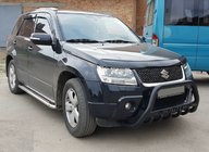 Suzuki Grand Vitara 2005–2017 Kengurina stienis WT004 Black (nerūsējošais tērauds) foto 4