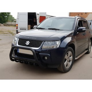 Kengurina stienis WT004 Black (nerūsējošais tērauds) Suzuki Grand Vitara 2005–2017 foto 1
