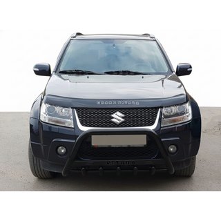 Kengurina stienis WT004 Black (nerūsējošais tērauds) Suzuki Grand Vitara 2005–2017 foto 3