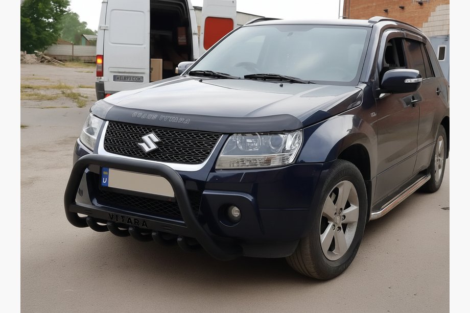 Suzuki Grand Vitara 2005–2017 Kengurina stienis WT004 Black (nerūsējošais tērauds) Image