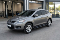 Mazda CX-7 2006–2012 Sānu sliekšņi Allmond Black (2 gab., alumīnijs) foto 1