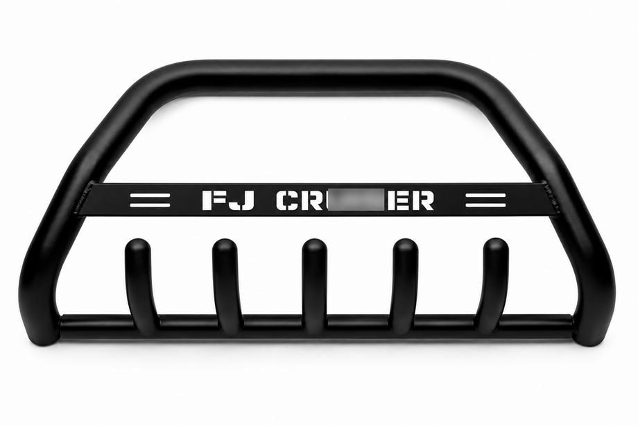 Toyota FJ Cruiser 2006–2022 Kengurina stienis WT004 Black (nerūsējošais tērauds) Image
