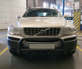 Volvo XC90 2002–2014 Kengurina stienis WT004 Black (nerūsējošais tērauds) foto 1
